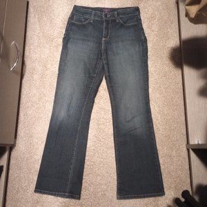 NYDJ Petite Blue Denim Jeans Bootcut